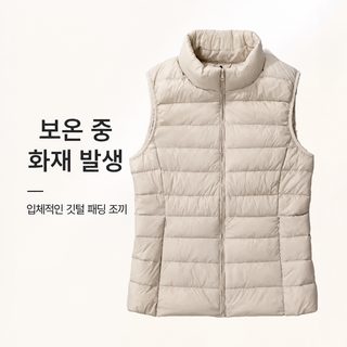패딩 조끼 여자 쇼트 패딩 조끼 여자 경박 패딩 조끼 여자 겨울 패딩 조끼 여자 외투 여자