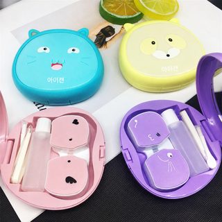 카이다 1901 컬러렌즈 콘택트렌즈 2구 보관 케이스 관리용기
