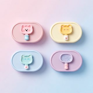 귀여운 마카롱 콘택트렌즈 케이스 반려함 렌즈 케어 케이스 듀얼 콤팩트 캐