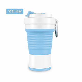 750ml 대용량 실리콘 물컵 식품급 신축 커피 밀크티 컵 야외 아이디어 휴대용