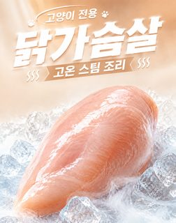 40g 삶은 닭가슴살 반려동물 간식 고양이 강아지 습식 파우치