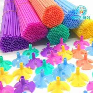 풍선 부자재 풍선 매듭 도구 매화 클립 투명 접착 후크 파티 장식 소품