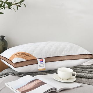 호텔용 순면 입체 누빔 목 지지 베개솜 성인용 사각 낮은·중간·높은 베개