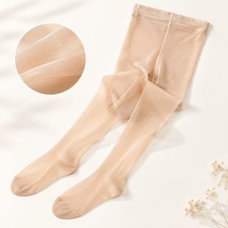 BONAS 여성 초박형 팬티스타킹 2D 15D 올풀림 방지 빅사이즈 사계절 무지 검정