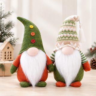 크리스마스 노움 인형 수염 요정 테이블 장식 소품