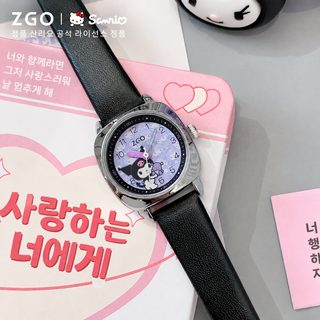삼려구 helloKitty 시계 여성 소중 ins풍 문예 복고 소방표 방수 석영 손목시계