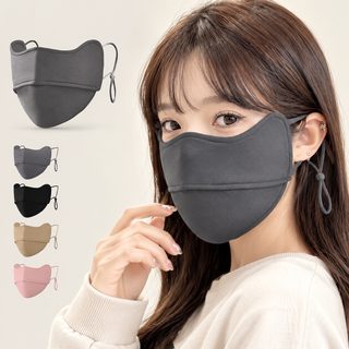 수아 가을 겨울 여고 용모치 5D 입체 어골 자외선 차단 보온 눈가 마스크 마