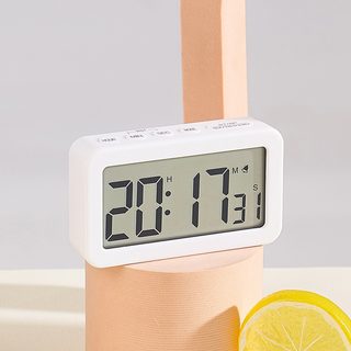 신형 LCD 심플한 어린이 전자시계 학생 전용 데스크톱 타이머 알람 다기능 시계 007