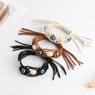 구미 크로스보더 대박 악마의 눈 빈티지 팔찌 수공 짜임 오리지널 목주 손