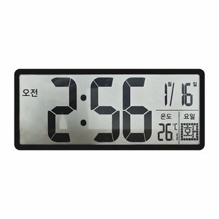 창의적인 LCD 다기능 벽시계 거실 시계 심플한 현대 알람 대형 스크린 신형 전자시계 8303Y01
