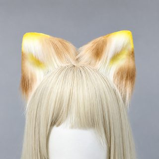만전 짐승 귀 털털 고양이 귀 머리 장식 수제 머리 장식 도구 코스프레 모의 고양이 귀 머리띠
