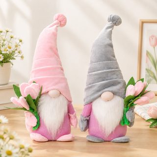 튤립 꽃다발 요정 인형 홈 카페 쇼윈도 장식 생일 선물