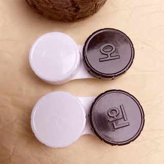 간략한 대외무역 콘택트렌즈 케이스 렌즈 쌍두함 반려함 교체함 쌍련함 도