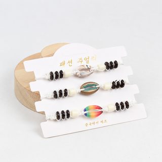 크로스보더 대외무역 창의 컬러 눈 조개 팔찌 오리지널 수공 민족풍 커플
