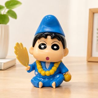 짱구는 못말려 노하라 신노스케 행운 연꽃 부처 지공 피규어 차량용 데스크