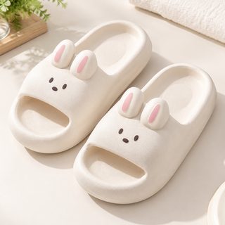 토끼 EVA 쿠션 슬리퍼 남녀공용 실내화 욕실화