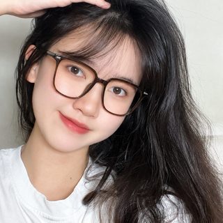 네모난 못 평광 거울 왕홍 ins 장식 큰 테두리 안경 한국판 냉차 민낯 안경