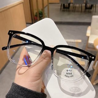 남녀공용 블루라이트 차단 사각 뿔테 안경 학생용 무도수·근시 렌즈 빅프