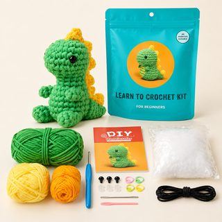 동물 코바늘 인형 만들기 DIY 뜨개질 재료 키트