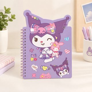 캐릭터 A5 컬러 내지 디자인 스프링 노트 초중고생 일기장 수첩