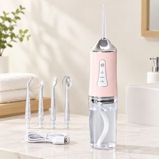 跨境冲牙器电动便携式洗牙器洁牙器口腔冲脉冲洗家用智能亚马逊