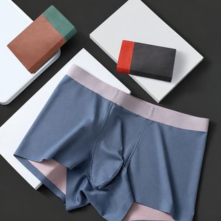 100수 모달 남성 드로즈 10A 뽕나무 실크 안감 항균 양면 배색 사계절 통기성