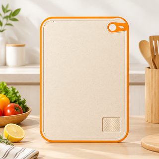 밀짚 소재 미끄럼방지 주방 도마 과일 채소 손질용