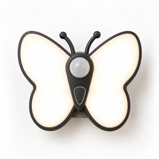 나비 모양 충전식 자석 부착 LED 인체감지 센서 무드등