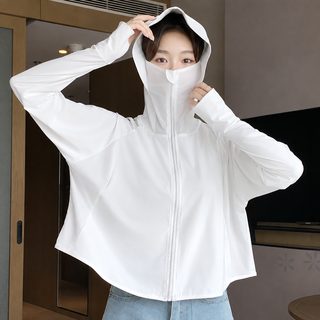 242 아이스 자외선 차단복 여자 신상 여름 헐렁한 후드 스포츠 매운 여자 순