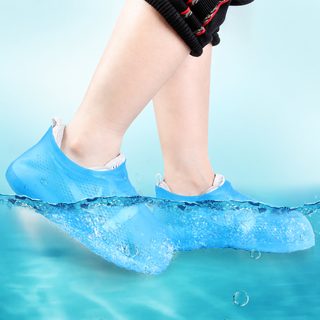 현물 도매 실리콘 방수 신발 커버 두께 내마모 미끄럼 방지 우화 커버 야외