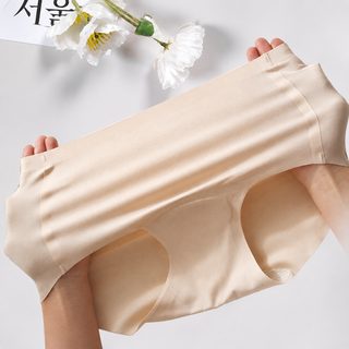 흔적 없는 여자 팬티 감각 없는 라텍스 난감 방지 팬티 일편식 중허리 순색