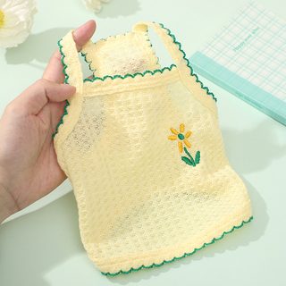 강아지 봄여름 외출복 자외선 차단 통기성 소형견 민소매 조끼 베스트