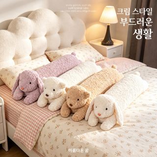 원통형 긴 쿠션 여학생 잠자기 전용 측면 잠 클립 다리 신기 베개 침대 쿠션