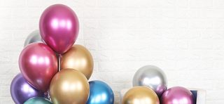 메탈릭 라텍스 풍선 5인치 10인치 12인치 생일 파티 웨딩 장식용 혼합 컬러