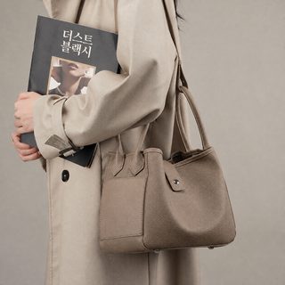 2026 여성 천연 소가죽 버킷백 소프트 레더 바스켓 토트백 출근 데일리 핸드