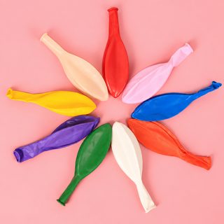 18인치 무광 라텍스 마카롱 컬러 풍선 웨딩홀 결혼식 장식 원형 파티 풍선
