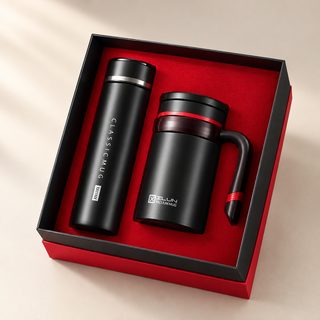 국경절 보온컵 동반자 선물 맞춤형 고급 비즈니스 컵 선물 상자 스마트 사