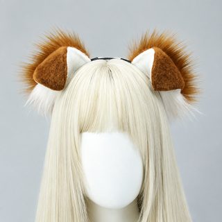 개 귀 머리띠 만화 머리 장식 만전 코스프레 소품 분장 털실 개 귀 모방 짐승 귀 머리 장식