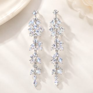 은침 다이아몬드 진주 기하학적 수술 귀걸이 구미 과장 고급감 기질 귀걸이