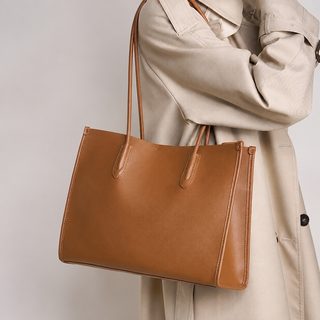 2026 여성 천연 소가죽 대용량 토트백 소프트 가죽 숄더백 데일리 가방