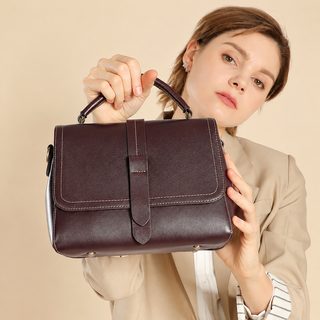 2026 겨울 신상 패션 폭발 헤드 소가죽 무두질 가죽 휴대용 숄더 크로스 여성