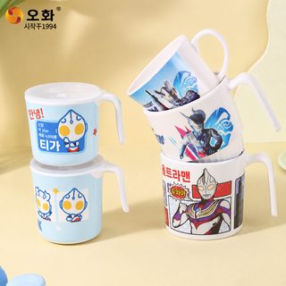 5화 식품급 어린이 물컵 가정용 파마 방지 아기 물컵 어린이 우유컵 세면컵