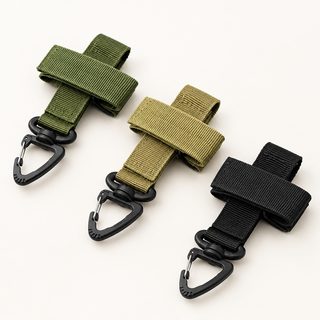 아웃도어 장갑 걸이 카라비너 나일론 수납 스트랩 로프 정리