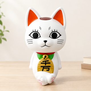 胆大党周边DAN DA DAN当哒当高速婆婆招财猫存钱罐桌面摆件公仔