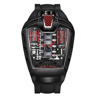KIMSDUN 진스둔 K-724D 남성 스포츠 시계 아날로그 디지털 쿼츠 실리콘 밴드 패