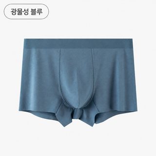 맞춤형 80S 기모 면 남성 무흔 팬티 누에실 10A 균 억제 통기 개성 평각 반바