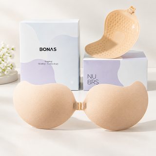 보나스 망고 실리콘 누드브라 접착식 모아주는 웨딩드레스용 얇은 통기 브