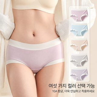 여성 모달 팬티 항균 통기성 여름 얇은 중허리 자국 부담 적은 데일리 속옷