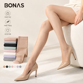 BONAS 보나스 여성 초박형 0D 자외선 차단 팬티스타킹 여름용 올풀림 방지 몰