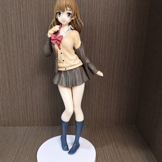 수염을 깎다 그리고 여고생을 줍다 오기와라 사유 미소녀 PVC 스탠딩 피규어